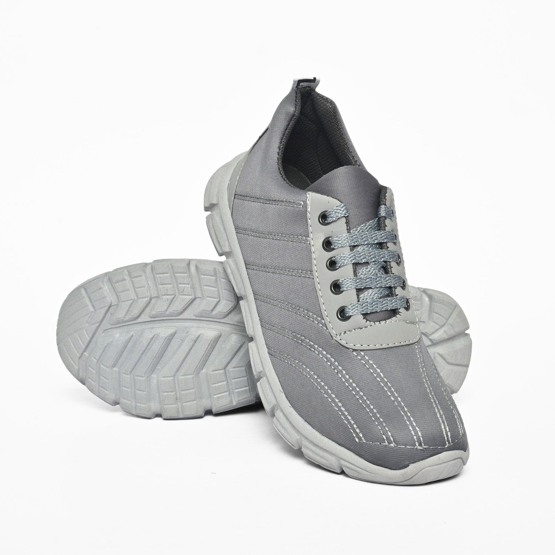 MR Men's Lace-Up Classic Jogger Shoes Men's Shoes SNAN Traders Grey EUR 39 