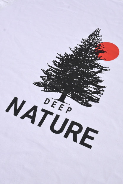 Polo Republica Men's Deep Nature Printed Crew Neck Tee Shirt
