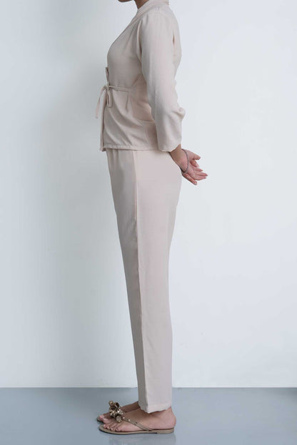 East West Women's Shawl Collar Co-Ord Set