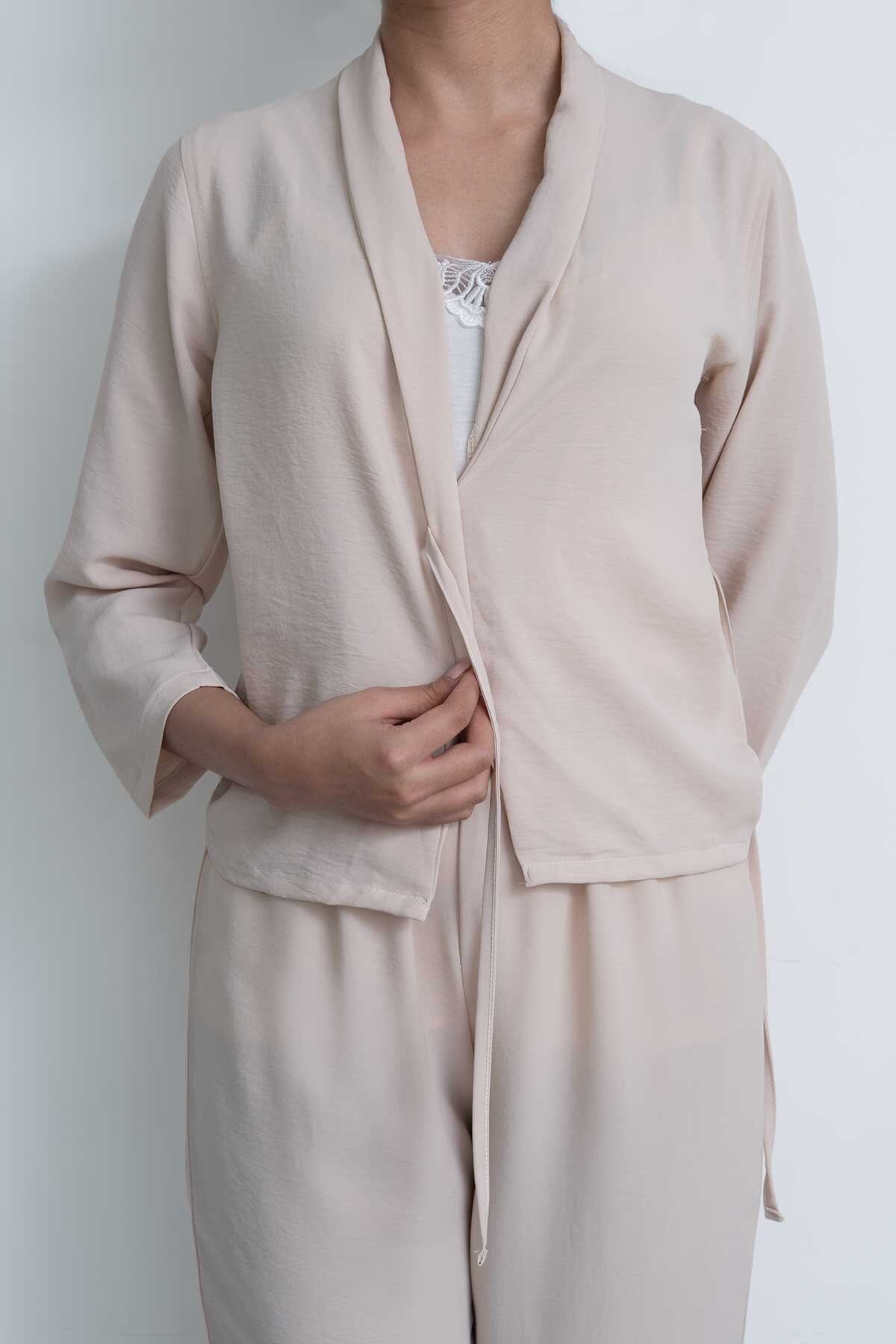 East West Women's Shawl Collar Co-Ord Set