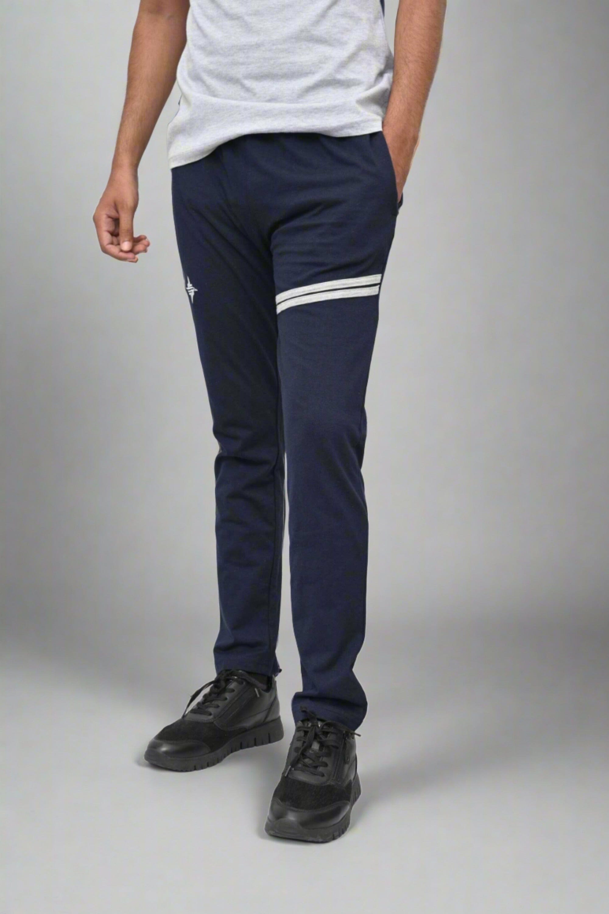 Men's Embroidered Logo & Stripes style Classic Minor Fault Trousers elo