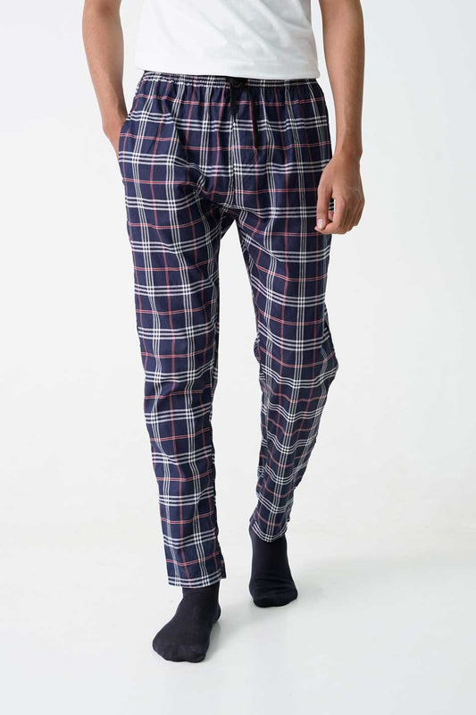 Max 21 Men's Tartan Plaid Loungewear Trousers