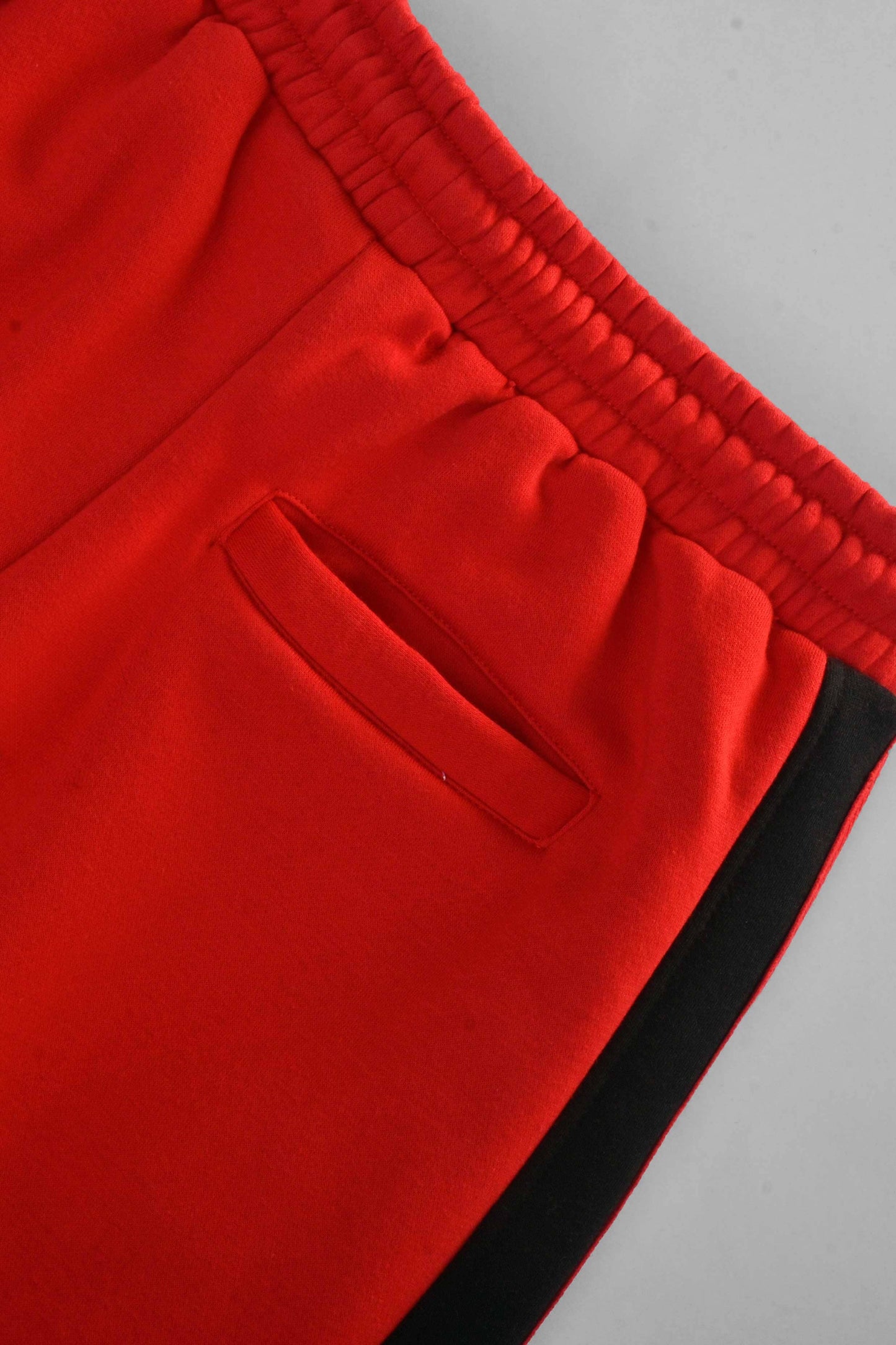 Polo Republica Men's Contrast Panel Maple Leaf Embroidered Fleece Trousers Men's Trousers Polo Republica 