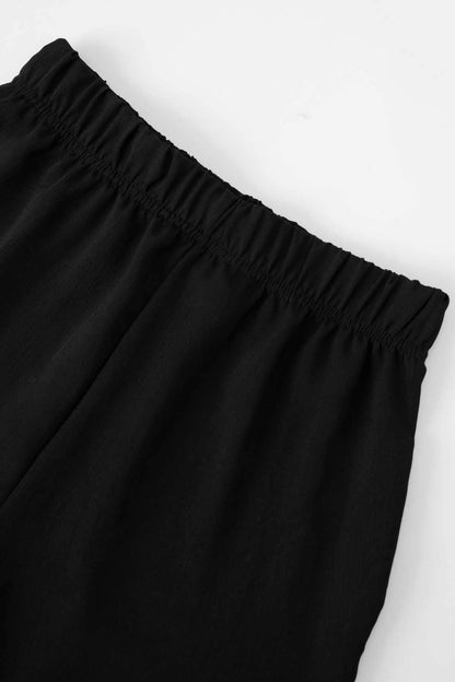 East West Women's V-Neck Textured Co-Ord Set