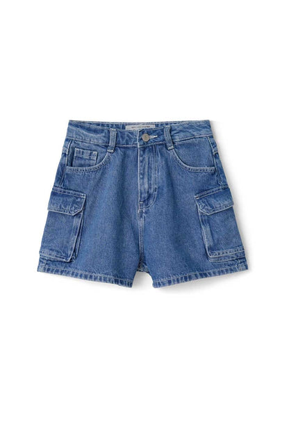 DNM Boy's Denim Cargo Shorts