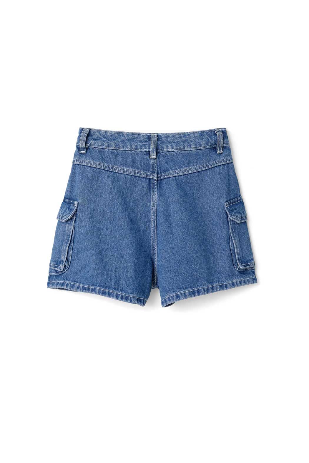 DNM Boy's Denim Cargo Shorts