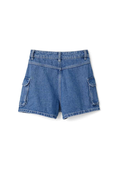 DNM Boy's Denim Cargo Shorts