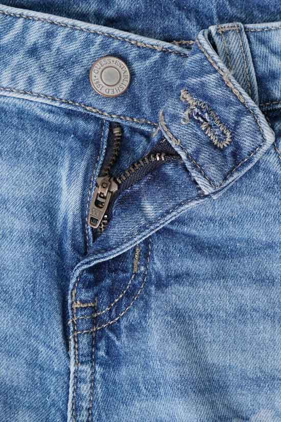 Cut Label Girl's Acid Washed Denim Shorts