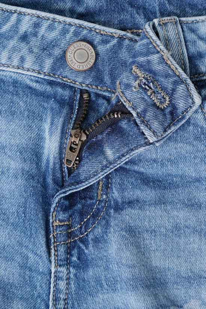 Cut Label Girl's Acid Washed Denim Shorts