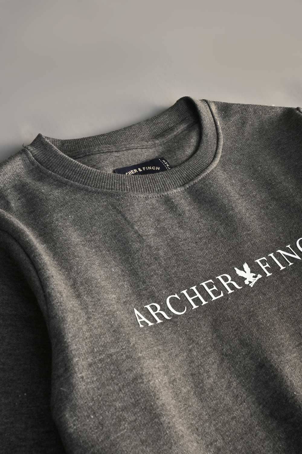 Archer & Finch Men's Logo Printed Fleece Sweat Shirt Men's Sweat Shirt LFS 