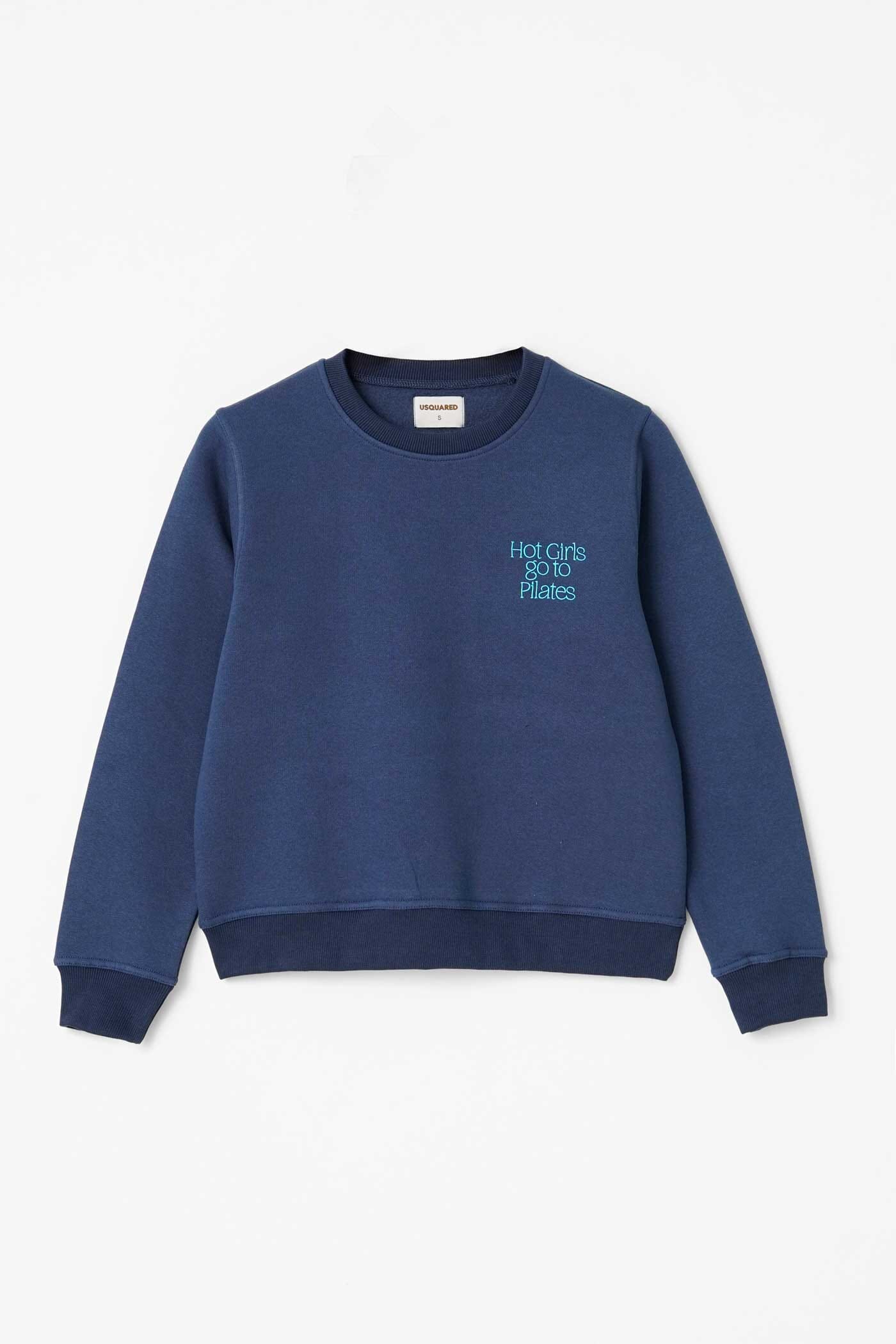 USQUARED Women's Girls Go To Pilates Minor Fault Sweatshirt