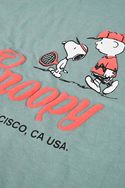 Mini Mark Kid's Snoopy Printed Short Sleeve Tee Shirt Boy's Tee Shirt KMG 