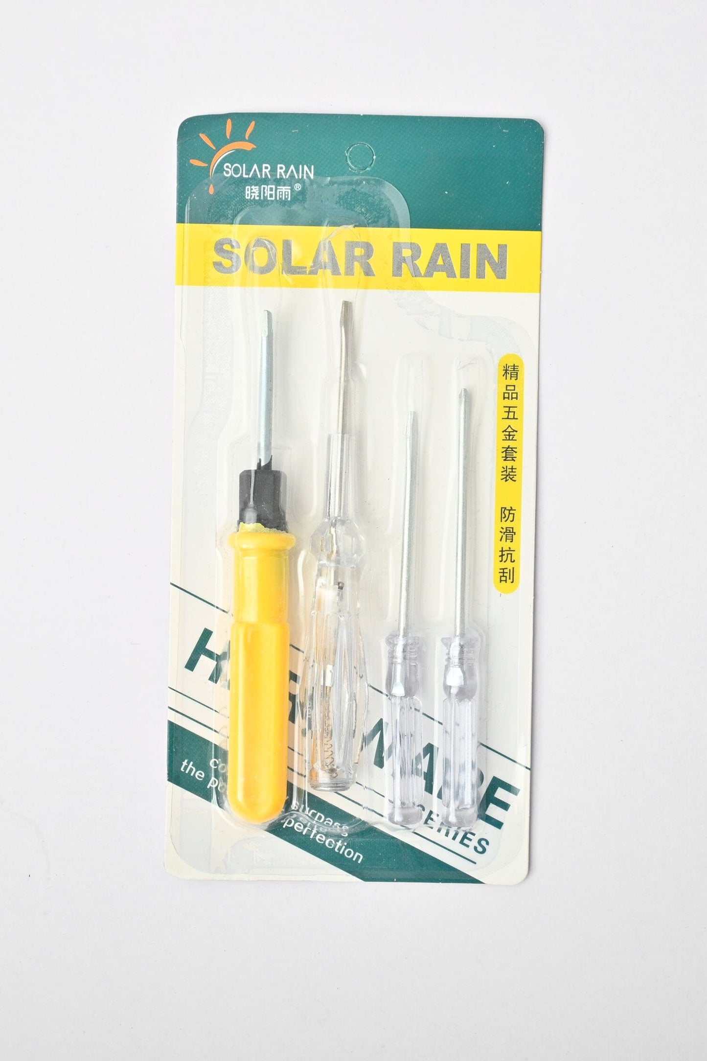 Solar Rain Screwdrivers Set - Pack Of 4