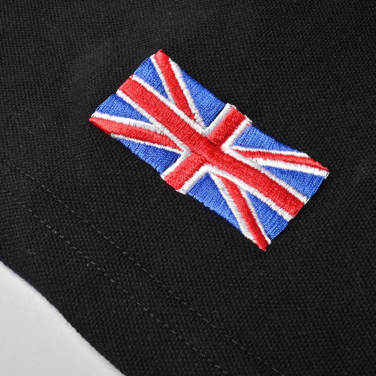 Polo Republica Men's Twin Rider 5 & England Flag Embroidered Pocket Polo Shirt Men's Polo Shirt Polo Republica 
