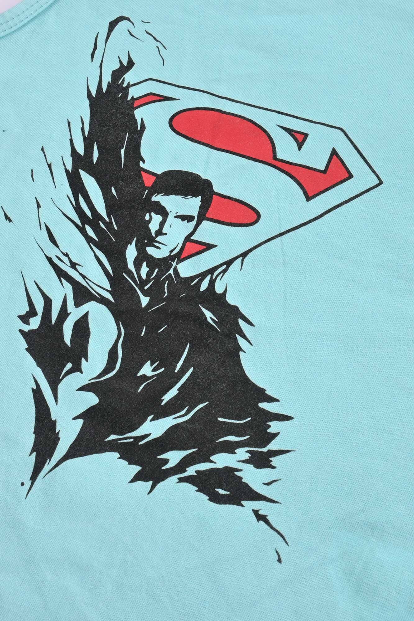 Junior Boy's Superman Printed Tank Top Boy's Tee Shirt SZK 