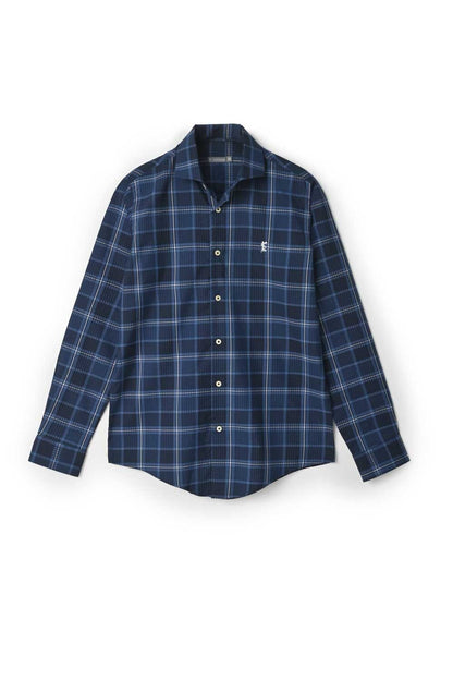 Espada Men's Checkered Casual Shirt