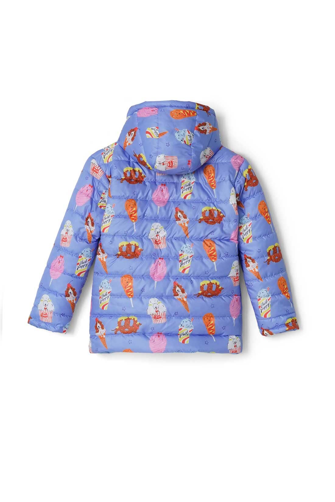 Olive Outfits Kid's Lightweight Hooded Puffer Jacket