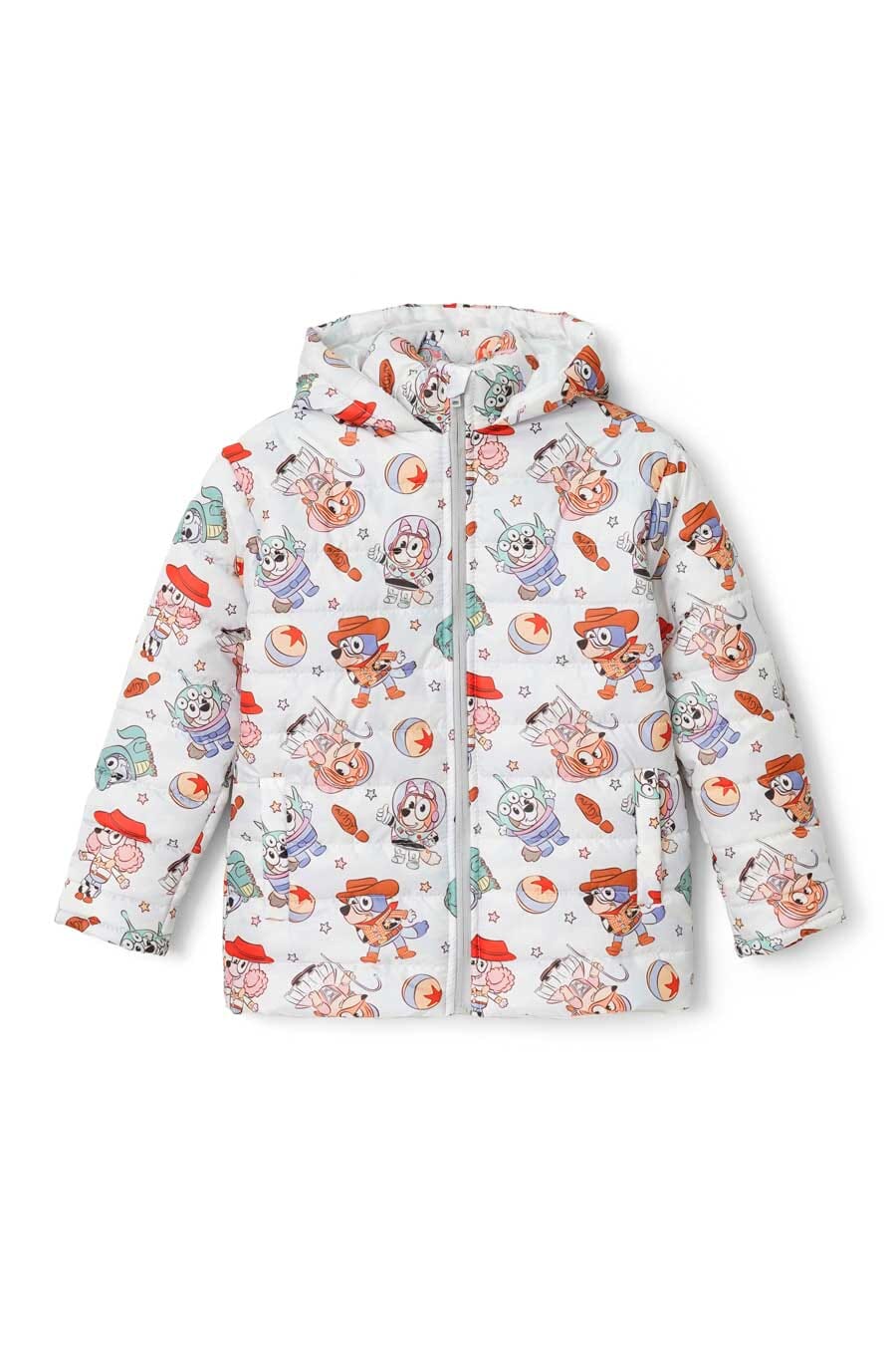 Olive Outfits Kid's Andy Hooded Puffer Jacket