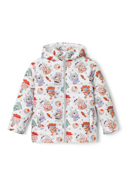 Olive Outfits Kid's Andy Hooded Puffer Jacket