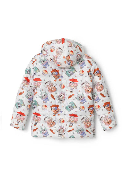 Olive Outfits Kid's Andy Hooded Puffer Jacket