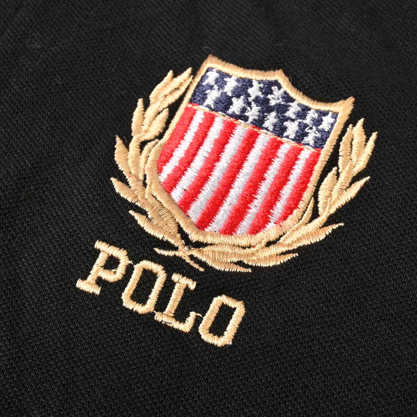 Polo Republica Men's USA Crest & 8 Embroidered Short Sleeve Polo Shirt Men's Polo Shirt Polo Republica 