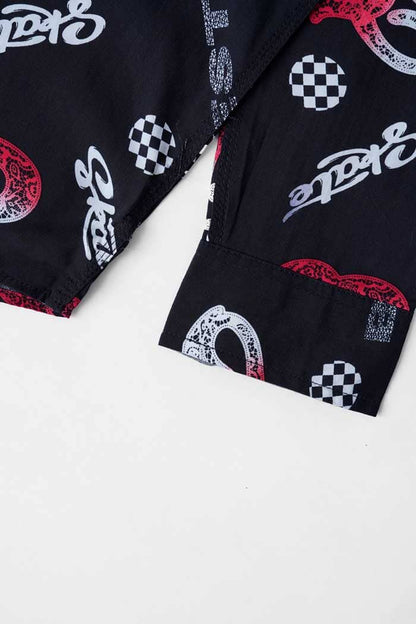 Scanners Men's Graphic Casual Shirt