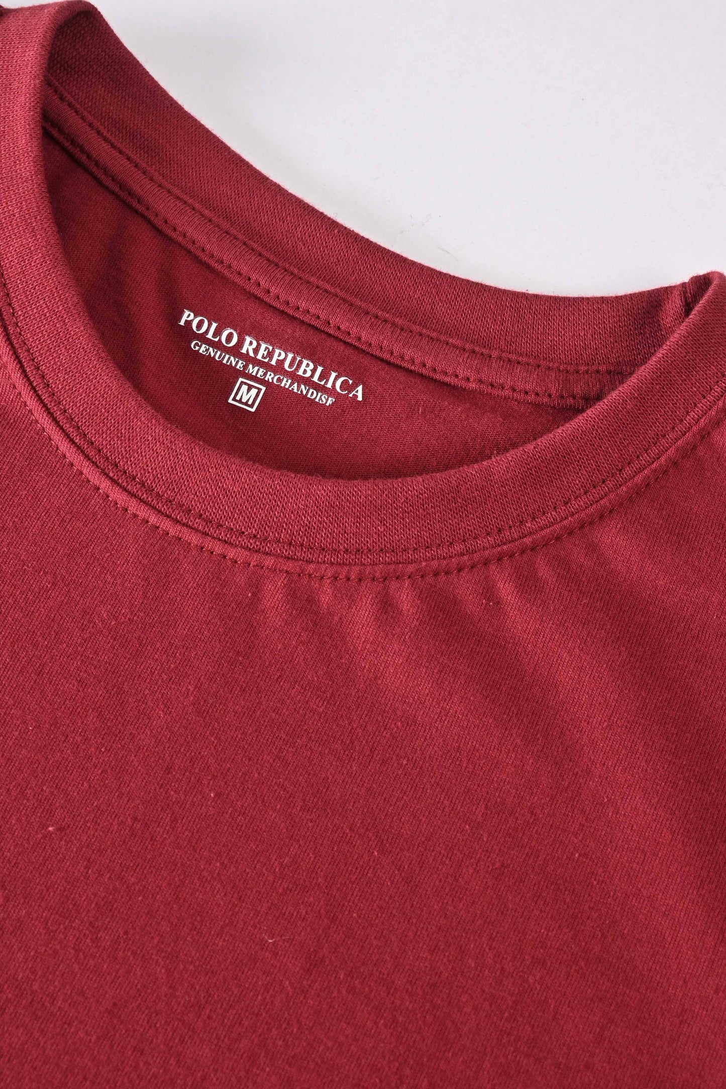 Polo Republica Men's Zipper Pocket Crew Neck Minor Fault Tee Shirt