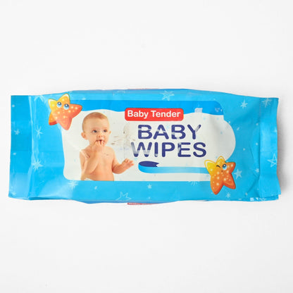 Baby Tender Cleansing Soft Wipes Kid's Accessories SRL Sky 