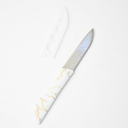 Stainless Steel Kitchen Knife With Cover Kitchen Accessories RAM White 