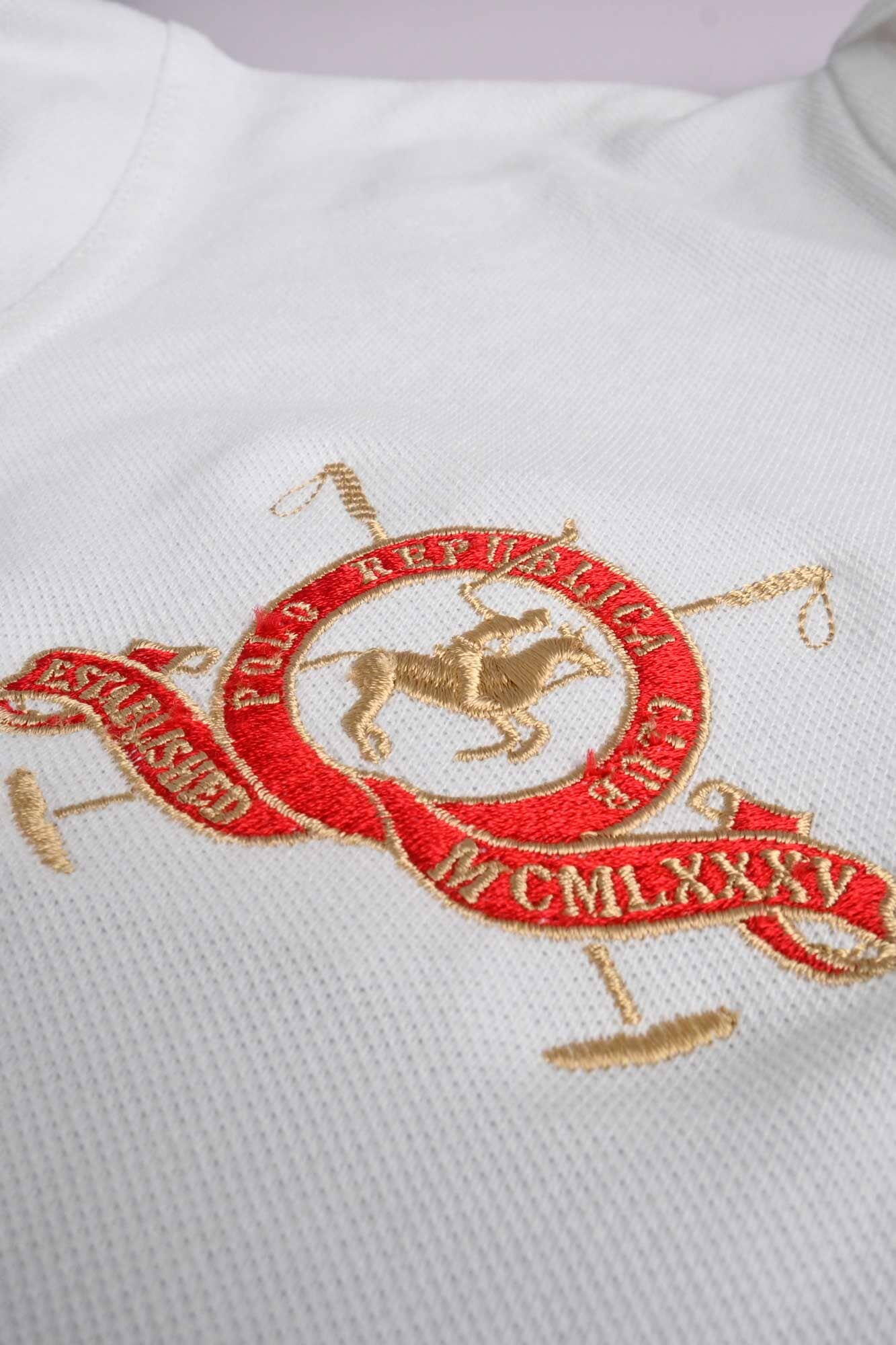 Polo Republica Men's Horse Rider & 5 Embroidered Short Sleeve Polo Shirt Men's Polo Shirt Polo Republica 