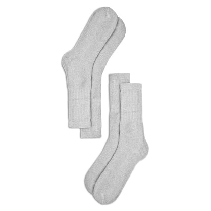 Men's Wavre Crew Socks - Pack Of 2 Pairs Socks ALE Heather Grey EUR 43-46 