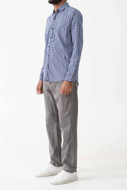 Scanners Elegant Men's Checkered Casual Shirt