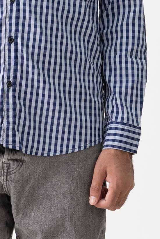 Scanners Elegant Men's Checkered Casual Shirt