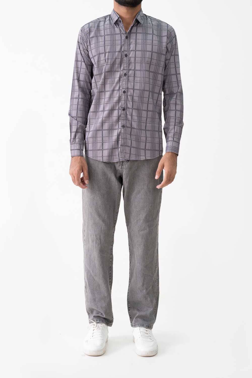 Scanners Men's Printed Casual Shirt