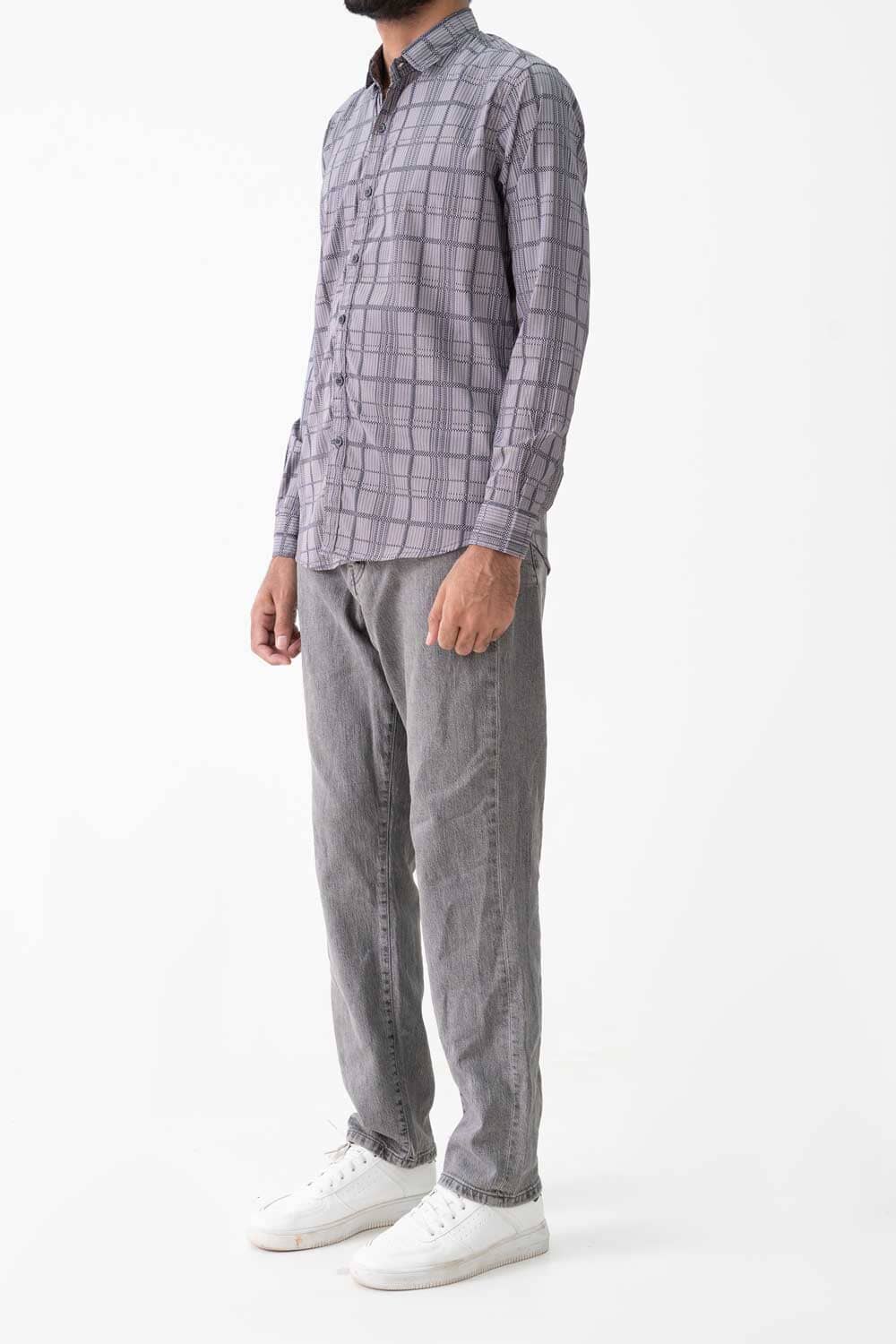 Scanners Men's Printed Casual Shirt