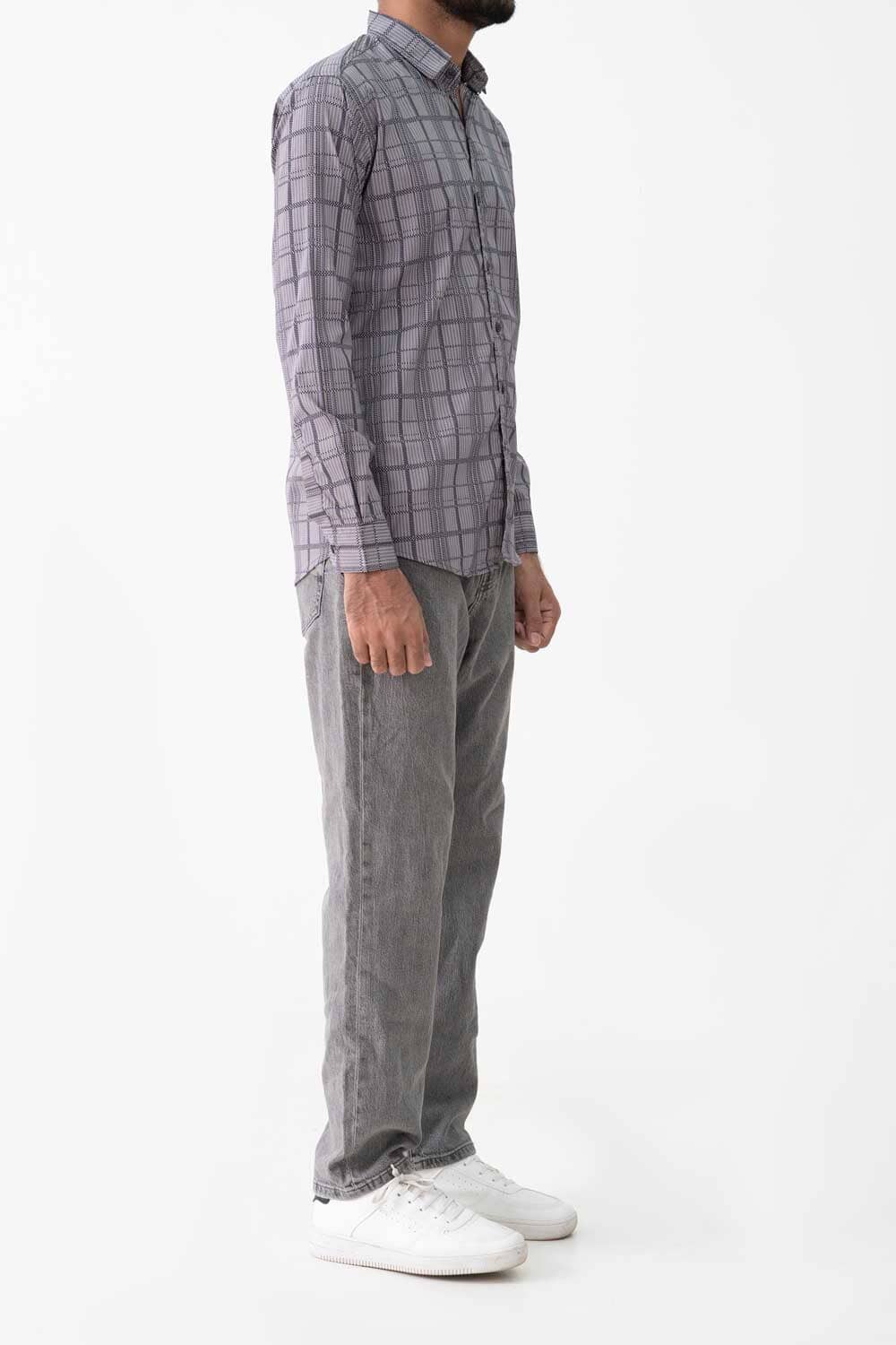 Scanners Men's Printed Casual Shirt