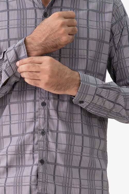 Scanners Men's Printed Casual Shirt
