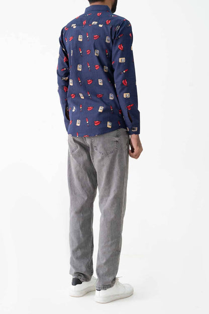 Scanners Elegant Men's Printed Casual Shirt