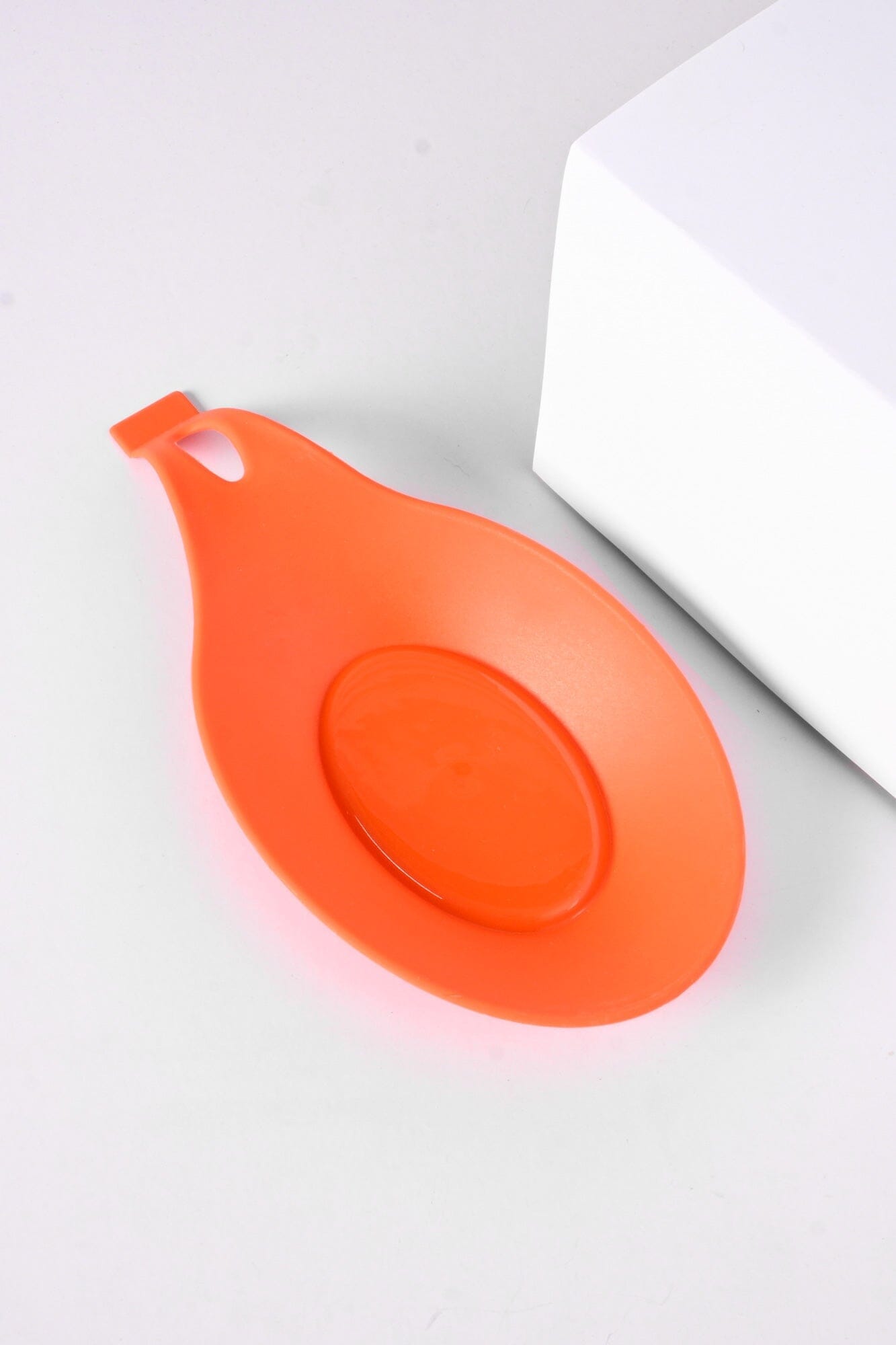 Heat Resistant Non Slip Kitchen Utensil Spatula Holder Crockery SRL Orange 