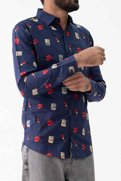 Scanners Elegant Men's Printed Casual Shirt