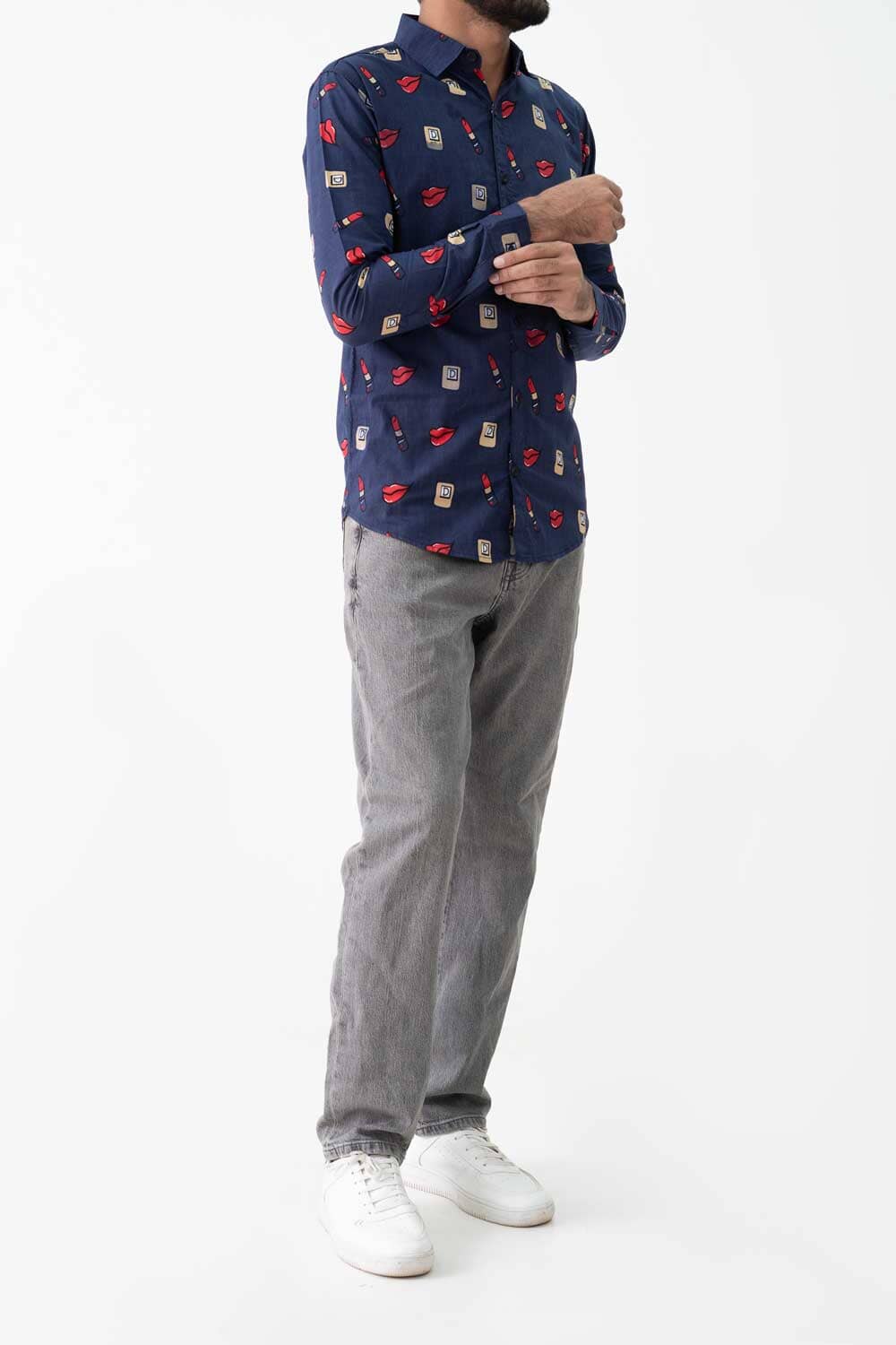 Scanners Elegant Men's Printed Casual Shirt