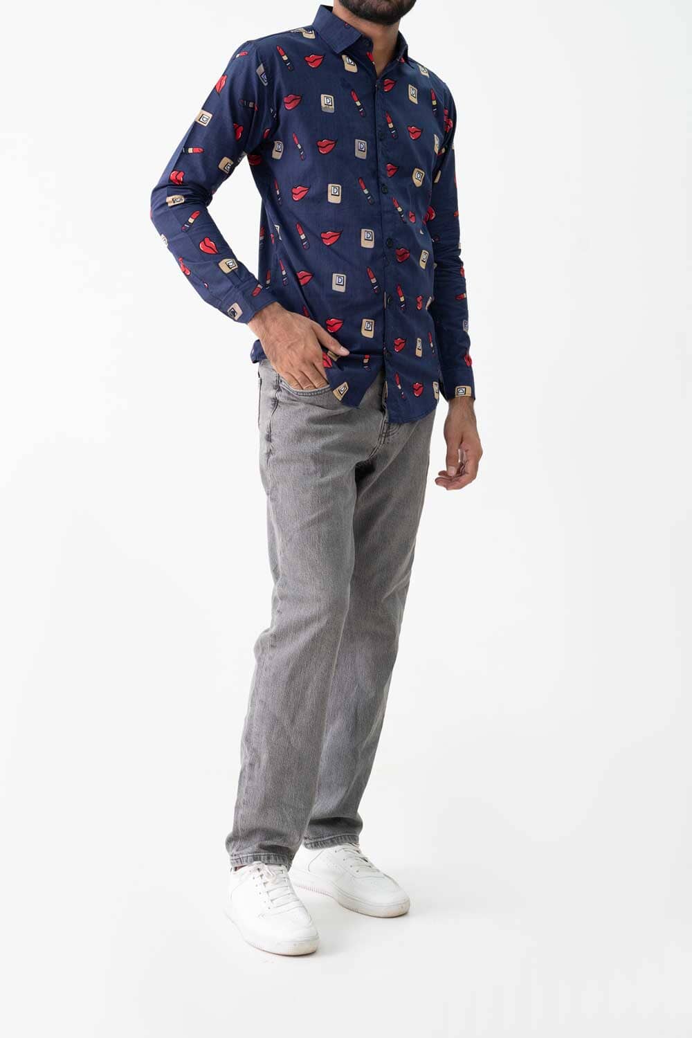 Scanners Elegant Men's Printed Casual Shirt