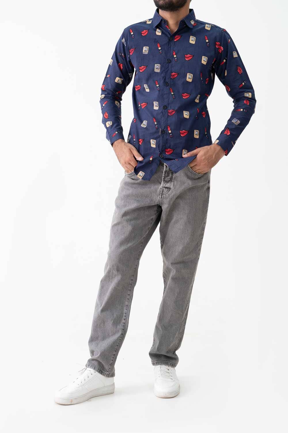 Scanners Elegant Men's Printed Casual Shirt