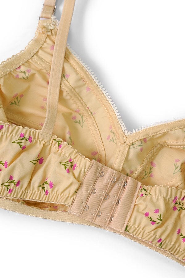 Women's Turin Floral Cotton Bra