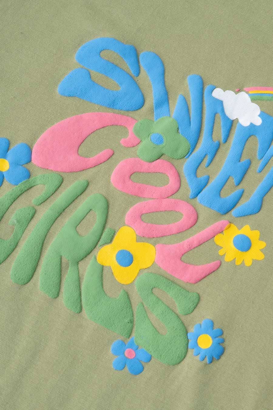 Cutie Girl's Puff Print Tee Shirt