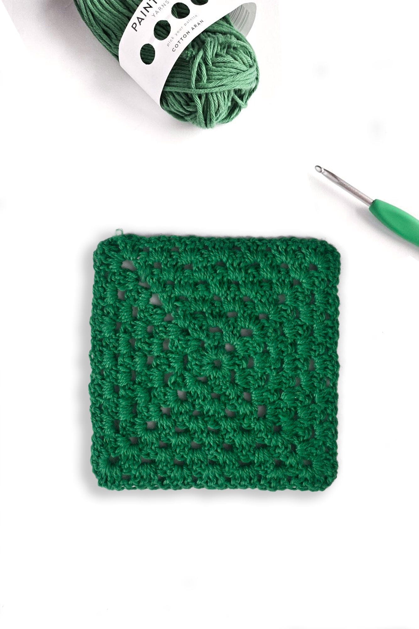 The Magic of Handmade with Safina's Crochet Collection 🧶 Handcrafted by Safina ST Tea Coaster Green 