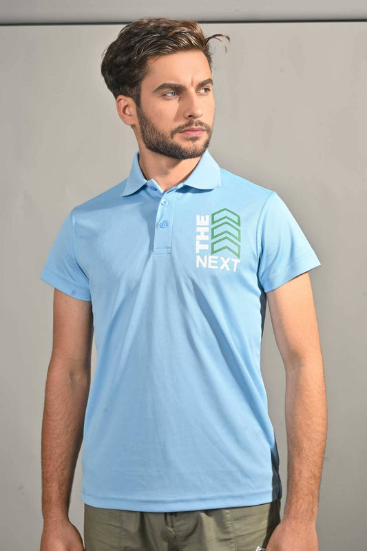 Polo Republica Men's The Next Printed Active Wear Polo Shirt