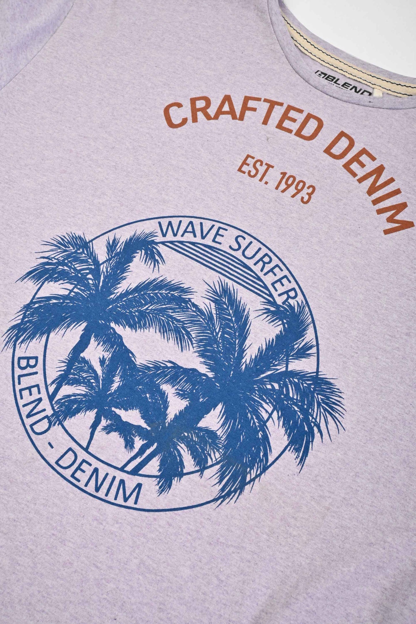 Blend Men's Wave Surfer Printed Minor Fault Tee Shirt Men's Tee Shirt IST 