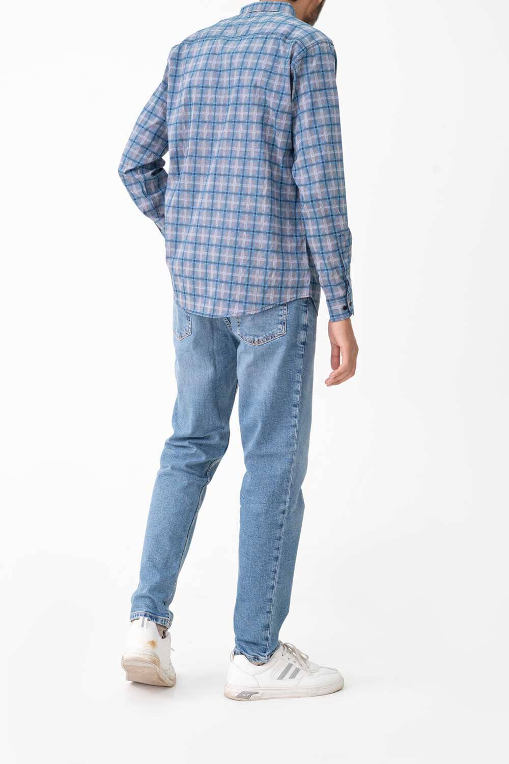 Scanners Elegant Men's Plaid Check Premium Casual Shirt