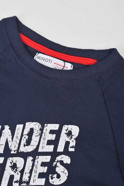 Minoti Kid's Thunder Jeep Printed Tee Shirt Boy's Tee Shirt SZK 